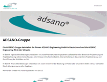 Tablet Screenshot of adsano.com
